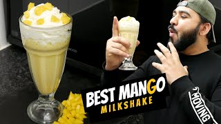 THICK MANGO MILKSHAKE RECIPE  Halal Chef [upl. by Alfonzo558]