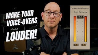 How To Make Your VoiceOvers Louder With Mastering [upl. by Ury]