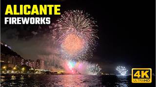 Hogueras 2024 Alicante Fireworks Spectacular Night Tour amp Highlights [upl. by Enyala319]