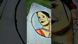 😍 Subscribers drawing 😍 ॥ସାଧବ ବୋହୂ କୁ ମାଟି ଭଲ ପାଏ ଯେତେ॥ shorts drawing art odia odisha [upl. by Mcclees]