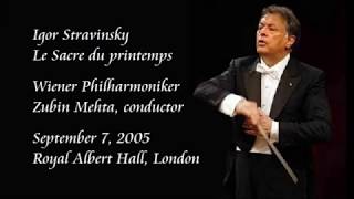 Stravinsky Le Sacre du printemps  Mehta  Wiener Philharmoniker [upl. by Niarda]