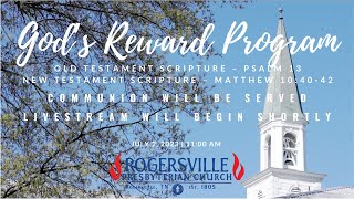 July 2 2023 –– Rogersville Presbyterian Church Worship Service [upl. by Akenor545]