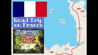 Cred 366 Dinan to Cherbourg France Beaches and Corsaire rollercoaster at Cobac Parc Sept 2024 [upl. by Venice170]