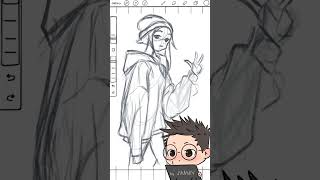 Digital Art Drawing Process [upl. by Jorie]