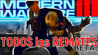 TODOS LOS REMATES de MW3 BETA Compilado de solo remates de la BETA de Modern Warfare 3 [upl. by Brita]