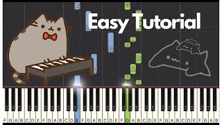 The Living Tombstone  Cats Piano Tutorial [upl. by Pasol108]