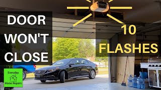 Garage Door Safety Sensors Troubleshooting  Complete 3 Step Guide [upl. by Santos]