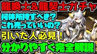 龍契士amp龍喚士ガチャ 引いた方必見！ 何体所持すべきか解説！【パズドラ】 [upl. by Elden]