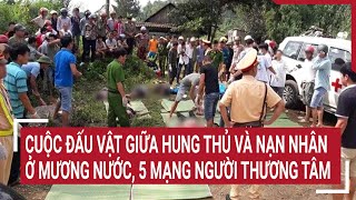 Kinh hoàng màn đấu vật giữa hung thủ và nạn nhân ở mương nước 5 mạng người thương tâm [upl. by Atilol31]