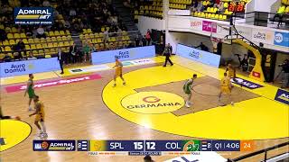 Alleyoop by Glas amp Matković Split – Cedevita Olimpija 1212024 [upl. by Einaffets]