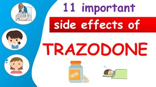 11 important side effects of Trazodone [upl. by Sert]