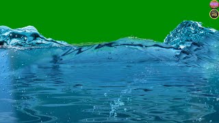 Water Flow Effect with Sound Green Screen  mvstudio  WaterFlowEffect  Chroma Key 2021 [upl. by Aimo811]