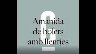 RECEPTA  AMANIDA DE BOLETS AMB LLENTIES [upl. by Lebiram]