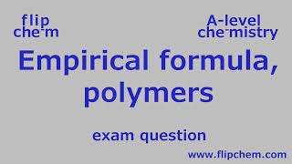 Empirical formulae and addition polymers [upl. by Georgianna]