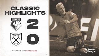 Hughes amp Richarlison MASTERCLASS  Watford 20 West Ham United  Classic Highlights [upl. by Ezara]