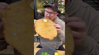 LONDONS BIGGEST SCHNITZEL ad food london schnitzel foodie [upl. by Bourque486]