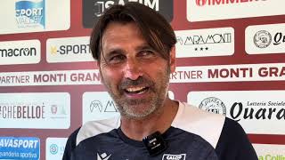 Mister Viali dopo il ko con la Dinamo City «Sono soddisfatto la Reggiana sta crescendo» [upl. by Arihday]