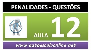 25 Resolução de Questões  INFRAÇÕES e PENALIDADES [upl. by Ummersen351]