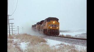 Winter Railfanning on the Pocatello Subdivision December 2018 [upl. by Jochebed430]