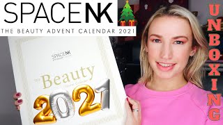 SPACE NK 2021 ADVENT CALENDAR UNBOXING [upl. by Anelys482]