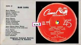 M Rahmat amp The Teruna  Mann Hanna Salamah Basiron  1966 [upl. by Dlawso]