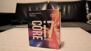 Unboxing intel i7 7700K processor [upl. by Turino651]