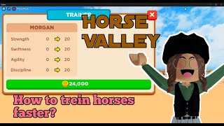 How to train horses faster in Horse Valley Mission Tutorial [upl. by Atiuqehs]