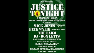 Altogether Now  Justice Tonight tour Mick Jones Pete Wylie amp The Farm Academy Dublin 20120330 [upl. by Ylil]