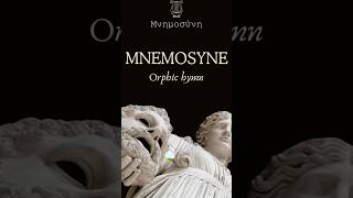 MNEMOSYNE mnemosyne Μνημοσύνη orphic orphichymn motherofthemuses muses titans greekmyth [upl. by Enna]