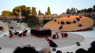 Le Baccanti  Teatro Greco Siracusa 2012 [upl. by Tereve51]