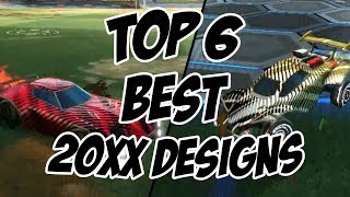 Top 6 BEST 20xx Colour CombinationsDesigns  Rocket League [upl. by Ariay]