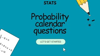 PROBABILITY SUMS ON DAYS WEEKS MONTHS AND YEAR  leap and non leap year [upl. by Htebazil775]