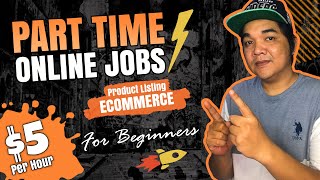 Part Time Job Non Voice Product Listing Online Jobs Work From Home [upl. by Odie]