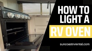 How to Light an RV Oven [upl. by Nryhtak]