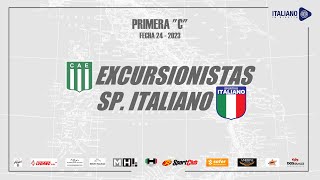 Excursionistas vs Sp Italiano en VIVO  Fecha 24  Torneo Primera C  2023 [upl. by Kcinemod]