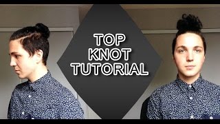 Top Knot Tutorial  Mens Hair Styles [upl. by Orban]