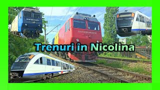 Trenuri în Nicolina  Trains in Nicolina  20052024 [upl. by Hope]