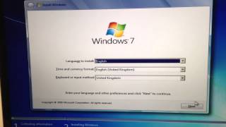 Issue 3 Frozen Install Windows select language screen via Boot Camp Mac Windows 7 [upl. by Anelad758]