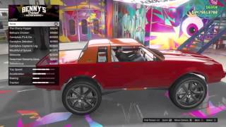 GTA 5 Online ALL BENNYs CAR ON ONE PLACE UPGRADE PRICE LIVERIES CUSTOMIZE DLC amp MORE [upl. by Settle]