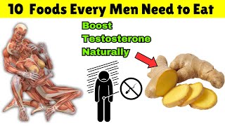 10 Testosterone Boosting Foods Every Men Need to Eat [upl. by Sharon]