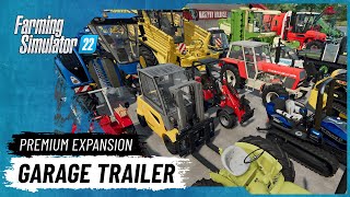 Farming Simulator 22 Premium Expansion  Garage Trailer [upl. by Ileak984]