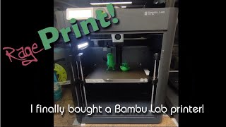 I finally bought a Bambu Printer [upl. by Etnoled]