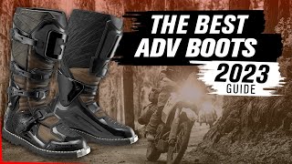 Best Adventure amp Dual Sport Motorcycle Boots  2023 [upl. by Schlessel]