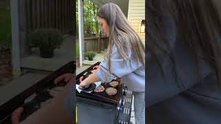 blackstone griddle grill fall cookout [upl. by Agnola]