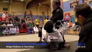 AGL 4 Amateur Grappling League™  Bridget McEliece vs Yara Helmy  Womens Jiu Jitsu Tournament [upl. by Giustino]