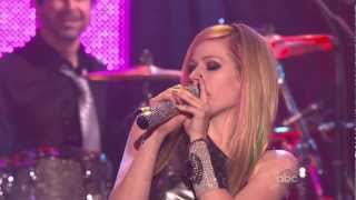 Avril Lavigne  What The Hell  Live on Dick Clarks NYRE 31122010 [upl. by Teraj655]