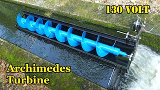 How to make a super powerful Archimedes screw turbine [upl. by Joleen]