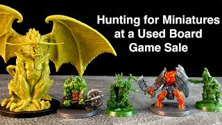 Hunting for Miniatures at a Used Board Game Sale [upl. by Siradal]