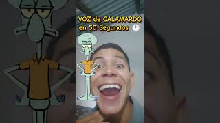 COMO HACER LA VOZ DE CALAMARDO imitaciones bobesponja [upl. by Rosaline]