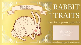 Chinese Zodiac Rabbit Personality ━ Rabbit Traits amp Feng Shui 兔 [upl. by Sigsmond]